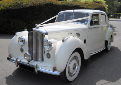 1953 Bentley R type in Ivory with Chestnut Brown leather interior