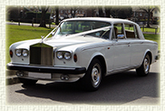 1970’s Rolls Royce Silver Wraith in White with Cream leather interior (LWB long wheelbase model)
