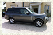 Range Rover Vogue Supercharger in Silver Grey with Cream leather interior.