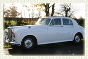 1964 Bently S3 in polar white with cream leatherand beige carpet. with beige Webasto Sunroof