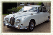 1968 MK II Jaguar in Old English White with Wire-Wheels 