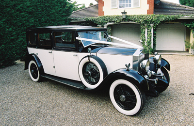 1931 Vintage Rolls Royce Limousine 'Windover' in Black and ivory
