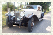 1931 Vintage Rolls Royce Phantom II Continental Sports Saloon in Cream & Brown.