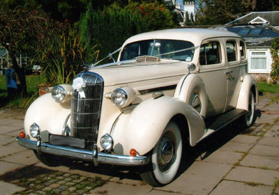 1936 Vintage Buick Limousine in White