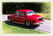 1960 Custom Built Rover 100 in Tornado Red with light biscuit leather interior