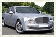 Brand New 2012 model Bentley Mulsanne in Silver