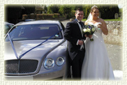 Bentley Continental Flying Spur in Silver Tempest with Black Leather interior and private plates (long wheelbase model)