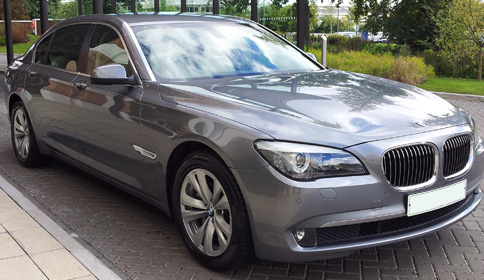 Brand New BMW 7 Series in Silver Grey with cream leather interior and private plates