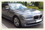 BRAND NEW BMW 7 SERIES IN SILVER GREY CREAM LEATHER INTERIOR AND PRIVATE PLATES