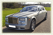 Rolls Royce Phantom Limousine in Silver with Seashell leather interior and private plates