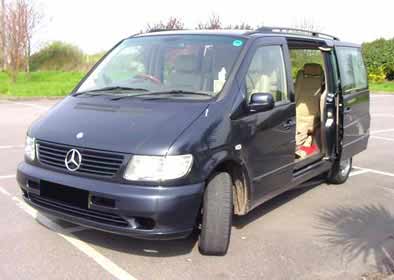 Mercedes V Class Luxury People Carrier 6 Seater