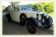 1935 Vintage Rolls Royce Salmons Tickford Convertable in Ivory & Black